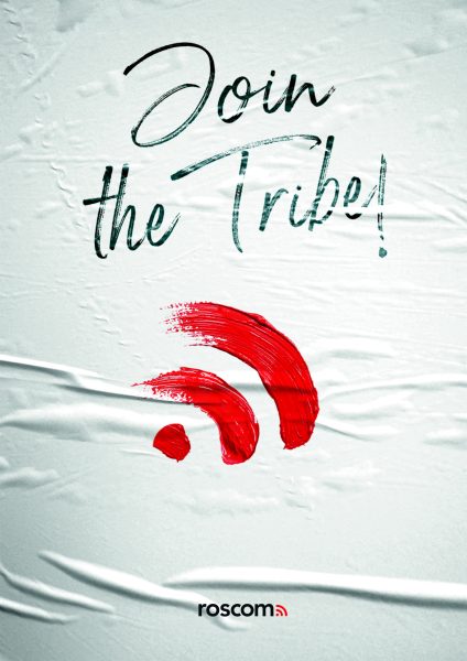 Witte overplak + logo
